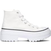 Hoge Top Lugged Heel Sneakers Converse , White , Dames