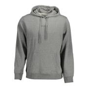 Grijze Katoenen Hoodie Guess , Gray , Heren