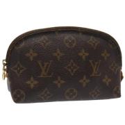 Pre-owned Canvas pouches Louis Vuitton Vintage , Brown , Dames