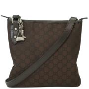 Pre-owned Nylon gucci-bags Gucci Vintage , Brown , Dames