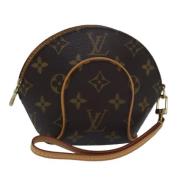 Pre-owned Canvas pouches Louis Vuitton Vintage , Brown , Dames