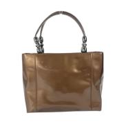 Pre-owned Leather dior-bags Dior Vintage , Brown , Dames