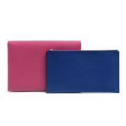 Pre-owned Leather clutches Hermès Vintage , Multicolor , Dames