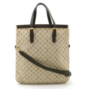 Pre-owned Canvas louis-vuitton-bags Louis Vuitton Vintage , Brown , Da...