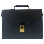 Pre-owned Leather louis-vuitton-bags Louis Vuitton Vintage , Black , D...