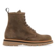 Stads Laarzen Bruin Suède Leer Woolrich , Brown , Heren