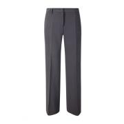 Wijde broek met persplooi Alberto Biani , Gray , Dames