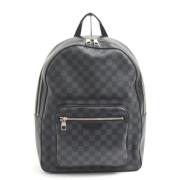 Pre-owned Canvas backpacks Louis Vuitton Vintage , Black , Dames