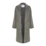 Corasz Coat Jas Musk Melange Saint Tropez , Gray , Dames