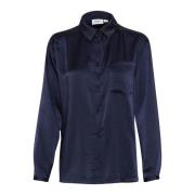 Oversize Shirt Blouse Night Sky Saint Tropez , Blue , Dames