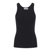 Zwarte Tanktop Slsimone Soaked in Luxury , Black , Dames