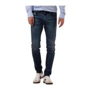 Skinny Jeans 1979 Sleenker Donkerblauw Diesel , Blue , Heren