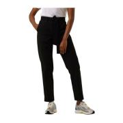 Reagan Dames Broek Zwart Simple , Black , Dames