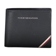 Blauwe Herenportemonnee met Contrastdetails Tommy Hilfiger , Blue , He...