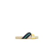 Gestreepte Grosgrain Shopping Espadrilles Carolina Herrera , Multicolo...