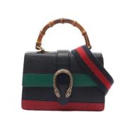 Pre-owned Leather handbags Gucci Vintage , Multicolor , Dames