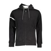 Zwarte Hoodie met Logo Print U.s. Polo Assn. , Black , Heren