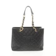 Pre-owned Leather chanel-bags Chanel Vintage , Black , Dames