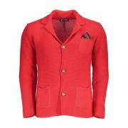 Roze Cardigan met Logo Detail U.s. Polo Assn. , Pink , Heren