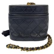 Pre-owned Leather crossbody-bags Chanel Vintage , Black , Dames