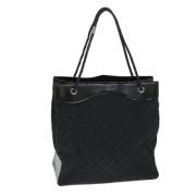 Pre-owned Canvas totes Gucci Vintage , Black , Dames