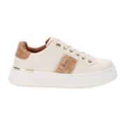 Dames Sneakers van Kunstleer Stijlvol Alviero Martini 1a Classe , Beig...