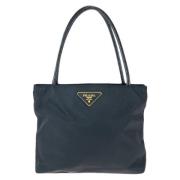 Pre-owned Canvas prada-bags Prada Vintage , Black , Dames