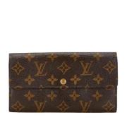 Pre-owned Canvas wallets Louis Vuitton Vintage , Brown , Dames