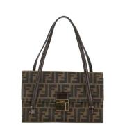 Pre-owned Canvas fendi-bags Fendi Vintage , Brown , Dames