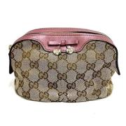 Pre-owned Canvas gucci-bags Gucci Vintage , Beige , Dames