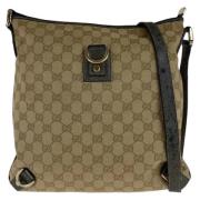 Pre-owned Canvas crossbody-bags Gucci Vintage , Beige , Unisex