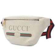 Pre-owned Leather gucci-bags Gucci Vintage , White , Dames