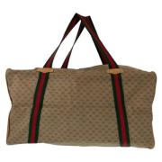 Pre-owned Leather gucci-bags Gucci Vintage , Beige , Heren