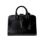 Pre-owned Leather handbags Yves Saint Laurent Vintage , Black , Dames