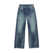 2021M Broadway Mid Blue Jeans Acne Studios , Blue , Heren