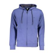 Geborduurde Katoenen Hoodie U.s. Polo Assn. , Blue , Heren