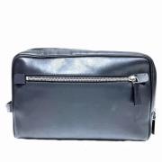 Pre-owned Leather clutches Gucci Vintage , Black , Heren