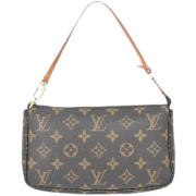 Pre-owned Canvas louis-vuitton-bags Louis Vuitton Vintage , Brown , Da...