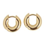 Gouden Link Hoops Oorbellen Anine Bing , Yellow , Dames