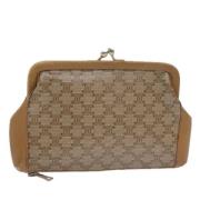 Pre-owned Canvas pouches Celine Vintage , Beige , Dames