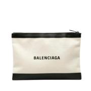 Pre-owned Canvas balenciaga-bags Balenciaga Vintage , White , Dames