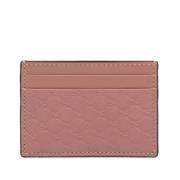 Pre-owned Leather wallets Gucci Vintage , Pink , Dames