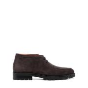 Suède Desert Boots Santoni , Brown , Heren