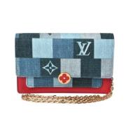 Pre-owned Denim louis-vuitton-bags Louis Vuitton Vintage , Blue , Dame...