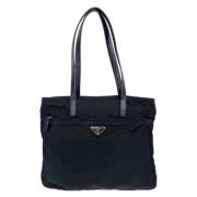 Pre-owned Canvas prada-bags Prada Vintage , Black , Dames