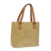 Pre-owned Leather handbags Louis Vuitton Vintage , Beige , Dames