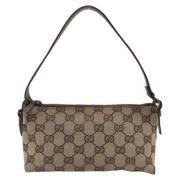 Pre-owned Canvas gucci-bags Gucci Vintage , Brown , Dames