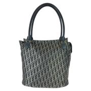 Pre-owned Canvas totes Dior Vintage , Gray , Dames