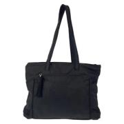 Pre-owned Canvas prada-bags Prada Vintage , Black , Dames