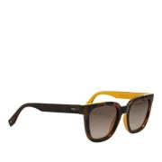 Pre-owned Plastic sunglasses Fendi Vintage , Brown , Dames